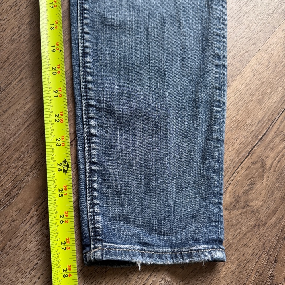 Silver Jeans Women's Distressed Blue Sam Boyfriend Jeans - Size 29/27 - Picture 6 of 14
